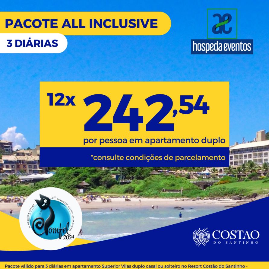 Pacote 3 Diárias Apartamento Superior Vilas Duplo (All Inclusive) + brinde